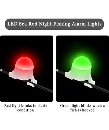Buy Sankesong 2-Piece LED Bite Indicator - Electronic Fishing Alarm with Motion Sensor - Night Fishing Light Clips - Buy Online on GoSupps.com