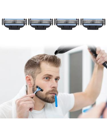 20 Men's Razor Replacement Blades - High-Quality Shaving Blades for Wet Shaving - Buy Online on GoSupps.com