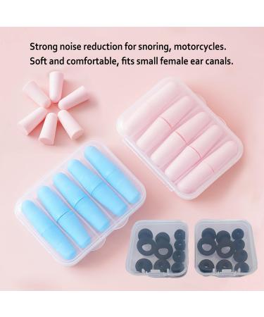 RitMoment M7 Ear Plugs & Sleep Mask Set | Noise Reduction Comfortable Silicone Earplugs for Sleep Snoring & Concerts | 2 Pairs Foam Earplugs Included - Buy Online on GoSupps.com