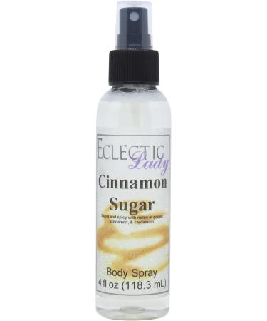 Cinnamon Sugar Body Spray 4 ounces Body Mist for Women with Clean Light & Gentle Fragrance Long Lasting Perfume with Comforting Scent for Men & Women Cologne with Soft Subtle Aroma For Daily Use 4 Fl Oz (Pack of 1)