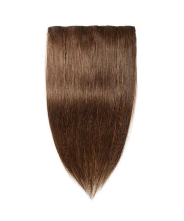 Elailite Clip In Extensions - Real Human Hair 45cm 50g #04 Medium Brown - Full Head 3/4 Hairpiece - Buy Online on GoSupps.com