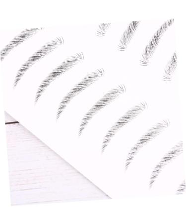 Beavorty 6 Sheets Pairs Black Stickers Makeup Stickers Makeup Brow Sticker Eyebrow Stickers Stencil 3d Bionic - Buy Online on GoSupps.com