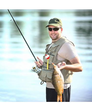 Woozettn 60 Pcs Fishing Float Hard ABS Bobber Bulk Push Button Round Buoy Floats - 1/1.5 Inch - Fishing Tackle Accessories - Buy Online on GoSupps.com