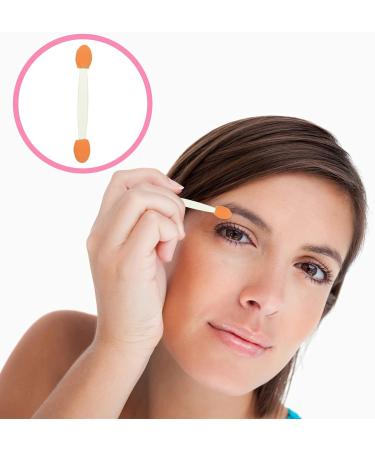 MUSISALY 100pcs Double Ended Eyeshadow Brush Eyeshadow Brush Sponge Double-sides Eye Brush Green Emulsion - Buy Online on GoSupps.com