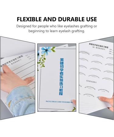 Veemoon Cahier D'exercices pour Pose D extensions de Cils 6 Feuilles Papier Blanc D tachable Formation D butants Salon Pratique - Buy Online on GoSupps.com