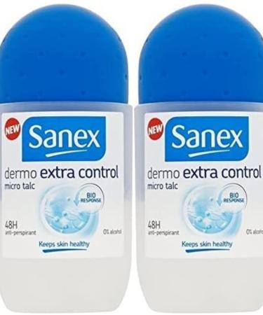 Sanex Rouleau De Contr le Suppl mentaire Sur L'Anti-Transpirant D odorant 50Ml (Lot de 2) - Buy Online on GoSupps.com