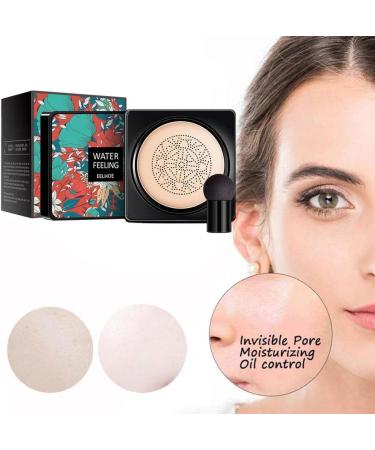 Shop Bowtong Mushroom Head Air Pillow BB Cream Cushion Nude Make-Up Moisturizing CC Foundation for Brightening | Perfect for Girls in Ivory White - Buy Online on GoSupps.com