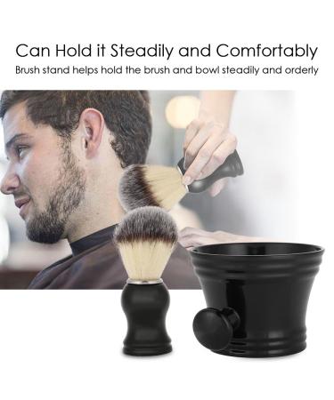 3 in 1 Complete Shaving Brush Set - Traditional Shaving Soap Bowl & Beard Grooming Brush Holder | International Shipping Available - Buy Online on GoSupps.com