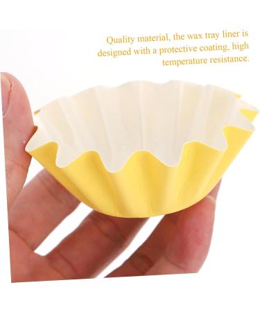 Warmhm 50 Waxed Cardboard Cup Inserts for Candle Making - PET-Coated 9x9x8cm Ideal for Melting Furnaces - Buy Online on GoSupps.com