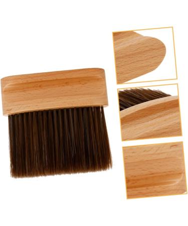 Ipetboom Neck Brush Duster for Cleaning Nail Cleaner Brush Neck Cleaning Brush Neck Duster Bristles Hair Cleaning Brush Broken Hair Removal Brush Duster Brush Soft Fur Beech 12X11X2CM As Shown - Buy Online on GoSupps.com