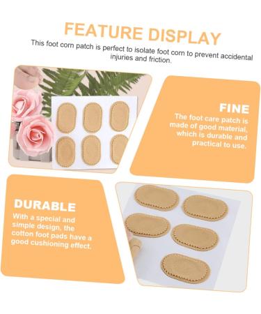 DOITOOL 6sheets Heel Grips Corn Patch Foot Protectors for Feet Foam Stickers Water Proof Stickers Toe Corn Protectors Toe Finger Corn Pad Foam Cushions Self-Adhesive Feet Pad - Buy Online on GoSupps.com