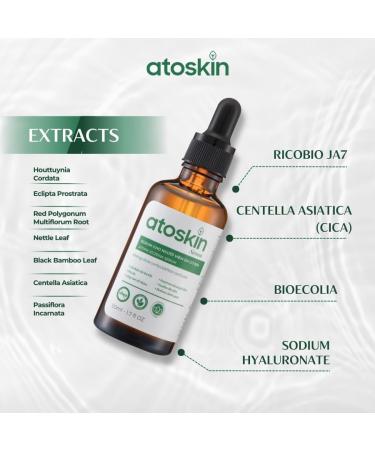 Atoskin Serum Soothing & Hydrating Care for Sensitive Dry and Eczema-Prone Skin with Biosaccharide Gum-1 & RicoBio JA7 (1.7 oz) 1 Serum - Buy Online on GoSupps.com