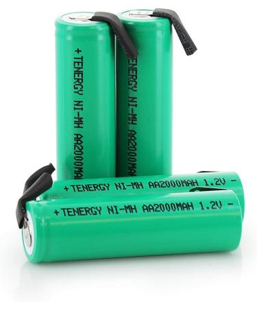Tenergy AA 1.2V NiMH 2000mAh Flat Top Rechargeable Batteries - 10 Pack | International Shipping Available - Buy Online on GoSupps.com
