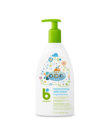 Babyganics Moisturizing Daily Lotion Fragrance Free- 17 oz