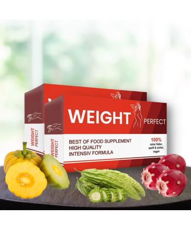 Weight Perfect Capsules | Quick Fat Loss No Hunger Caffeine & Bitter Melon | Natural Ingredients for Healthy Metabolism - Buy Online on GoSupps.com