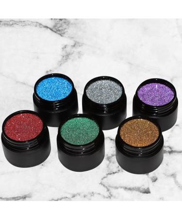 Shop Monochrome Glitter Disco Spider Gel - 21 Colors for Stunning Nail Art | Improved Matrix Gel 8ml - DSP05#Silver - Buy Online on GoSupps.com