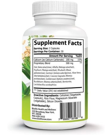 BioLife Colon Cleanse & Detox for Weight Loss - 60 Vegan Capsules - Buy Online on GoSupps.com