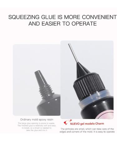 Nail sculpting gel - 10ml clear sculpting adhesive - Non-sticky 3D nail gel | For beginners and extension salons | Manicure | Gem decoration - Buy Online on GoSupps.com