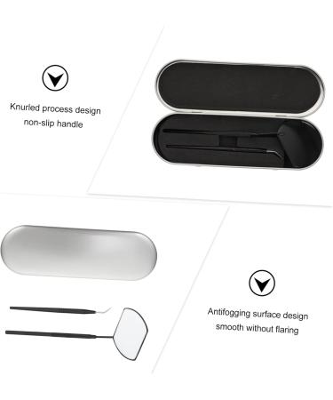 Shop Balacoo Eyelash Inspection Mirror Set - 3 Stainless Steel Tools for Perfect Lash Extensions | Essential Accessories for Girls - Buy Online on GoSupps.com