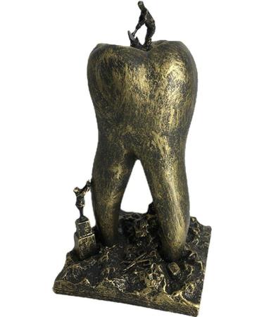 Unique Dental Office Tooth Decor Sculpture | Personalized Desk Accessories Gift for Dentists - Wudaizhi - Buy Online on GoSupps.com