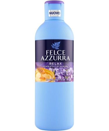  Italian Gourmet E.R. Felce Azzurra Bagnodoccia Relax Shower Bath with Honey and Lavender Blossom Scent 650 ml + Italian Gourmet Polpa 400 g - Buy Online on GoSupps.com