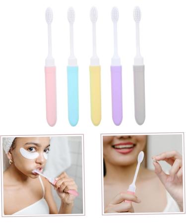 Ultechnovo 25-Piece Travel Toothbrush Set | Foldable Bamboo & Synthetic Fiber Toothbrushes for Adults | Eco-Friendly Travel Supplies - Buy Online on GoSupps.com