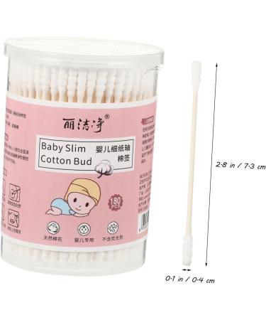 Beatifufu 3 Boxes Cotton Swab Baby Necessities Eye Shadow Applicator Multi-purpose Cotton Sticks Nose Cleaning Cotton Buds Makeup Supplies White Absorbent Cotton Thin Paper Stick Ear - Buy Online on GoSupps.com