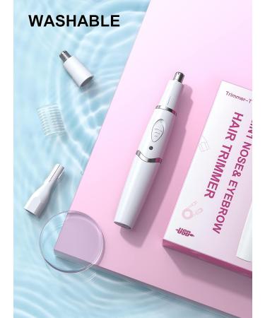 2023 LONFANTAR Rechargeable Nose Hair Trimmer for Women and Men - Professional 2 in 1 Painless Facial & Eyebrow Trimmer with USB Charging - Powerful Motor, Low Noise - Buy Online on GoSupps.com