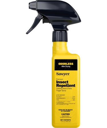 Sawyer Products SP649 Premium Permethrin Clothing Insect Repellent Trigger Spray, 12-Ounce