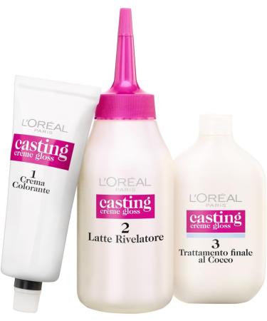  Casting Cr me Gloss L'Oreal Paris Casting Cream Gloss Hair Coloration Ammonia-Free Treatment for a Pleasant Fragrance 500 Light Brown - Buy Online on GoSupps.com