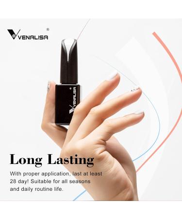VENALISA White Gel Nail Polish 15ml - Soak Off UV LED Lamp, French Nail Design, DIY Manicure Kit - Neutral Color for Beautiful Nail Art - Beauty Gifts - Buy Online on GoSupps.com