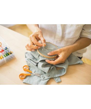 Fiskars Classic Micro-Tip Needlework  Metal  Orange  5.9 x 1.2 x 12.6 cm - Buy Online on GoSupps.com