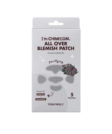 TONYMOLY I'm Charcoal All Over Blemish Patches 5 Count