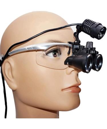 Headband Magnifier Handheld Digital Magnifier Dental Loupes 3W LED Headband Binocular Magnifier Medical Enlarger Clinical Magnifying Glass 2.5X 3.5X Hobbies Reading Jewelry Loupe Crafts Watch - Buy Online on GoSupps.com