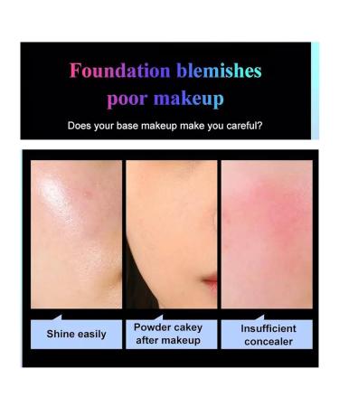 Onebikiniha 2-In-1 Cushion Pressed Powder Concealer Liquid Foundation - Natural Full Coverage Air Cushion Foundation - Waterproof Makeup - Buy Online on GoSupps.com