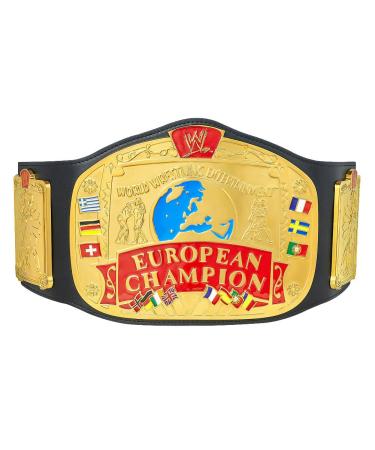 WWE Authentic Wear European Championship Replica Title Belt Multi