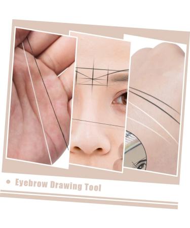 Healeved 4 Pcs Eyebrow Positioning Line Make up Accessories Eyebrow Makeup Ruler Tool Auxiliary Ruler Simple - Buy Online on GoSupps.com