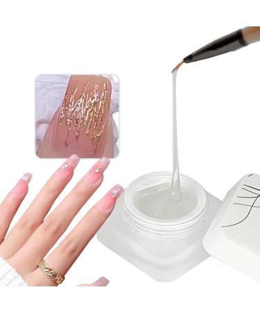 Modeling Nail Gel Transparent Soft Solid Nail Polish Long Lasting Gel for Manicure Light Treatment - Buy Online on GoSupps.com