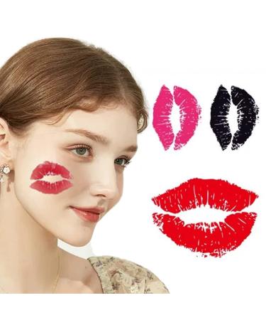 150pcs Valentine's Temporary Lip Tattoos Sticker Set - Sexy Kiss Decal for Lover Party Decorations - Fake Tattoo Stickers for Women - Valentine's Day Decorations - Buy Online on GoSupps.com