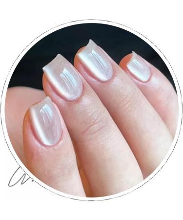 Chrome powder for gel nails chrome powder holographic nail powder | Nail powder with silver mirror effect gel powder with silver mirror effect nails with silver mirror effect - Buy Online on GoSupps.com