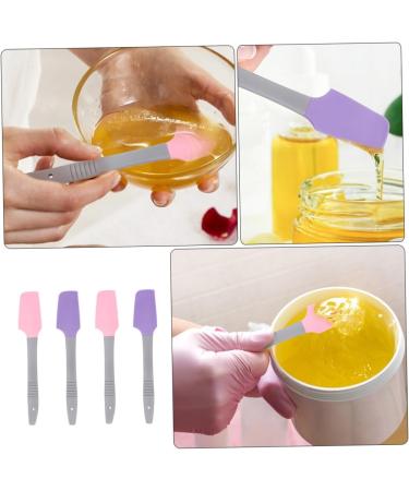 COOPHYA Silicone Wax Spatula Set - 4 Multi-Functional Makeup Tools for Face Cream & Hard Wax Cleaning - Buy Online on GoSupps.com