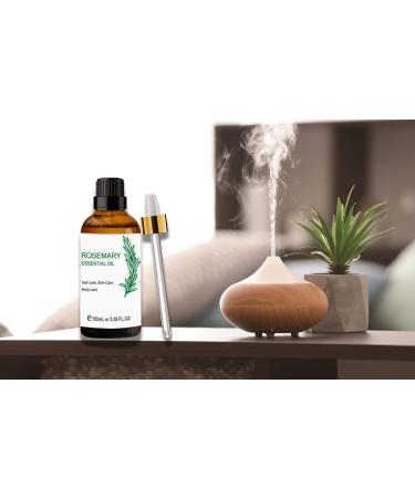 Oil Haven Rosemary Oil - 100ML Pure and Natural Premium Quality Oil for Hair Growth, Strengthening, and Dandruff Prevention - Organic Therapeutic Grade - Buy Online on GoSupps.com