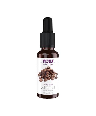 NOW Foods Essential Oils Coffee Oil Coffea Arabica Seed Oil Cold Pressed from Roasted Beans for Aromatherapy & Topical Use 100% Pure