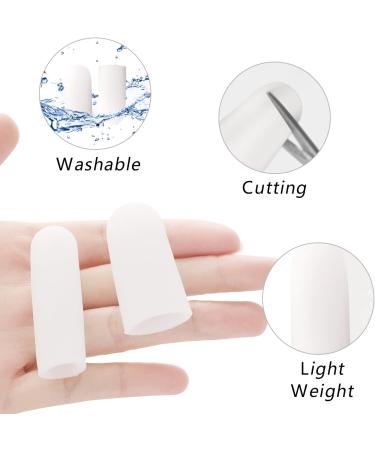 Niupiour Silicone Finger Protectors - 14 Rubber Covers for Arthritis, Trigger Finger, Pain Relief - Buy Online on GoSupps.com