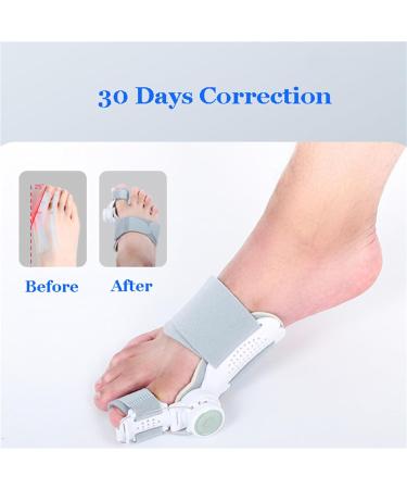 Zeetan Adjustable Bale Toe Corrector - 2 Pack for Men & Women Big Toe Relief & Comfort - Buy Online on GoSupps.com