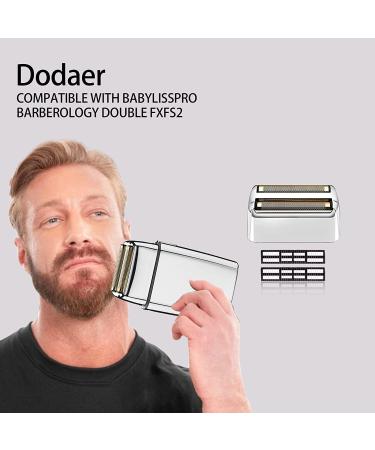 Shaver Replacement Foil and Cutters compatible with BaBylissPRO Barberology Double FXFS2 Metal shaver foil replacement - Buy Online on GoSupps.com