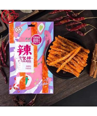 Latiao Combination Pack Spicy Strips Nostalgic Snack Gift Pack Internet Celebrity Snack Food Latiao Big Gluten Instant Snacks Instant Latiao Handmade latiao (406g (5 Big Bags)) - Buy Online on GoSupps.com