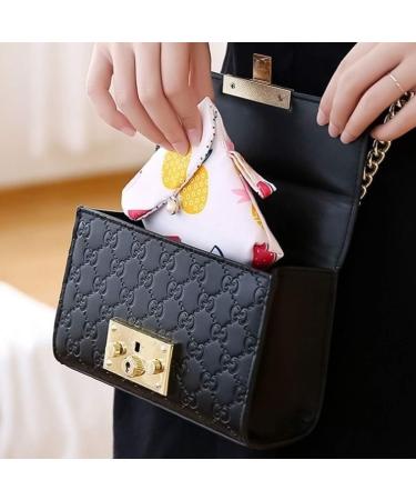 Sanitary Napkin & Menstrual Cup Storage Bag 4 Pcs - Portable Feminine Hygiene Pouch for Teen Girls & Women - Random Patterns - 4 Count - Buy Online on GoSupps.com