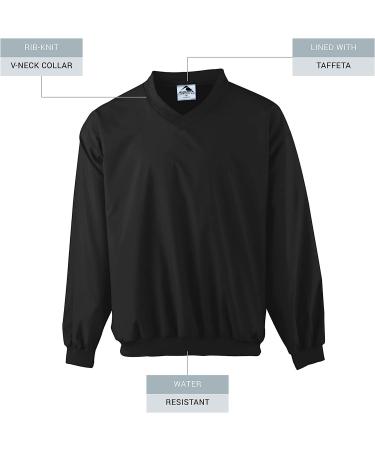 Augusta Sportswear Micro Poly Windshirt/Lined X-Large in Black - Buy Online on GoSupps.com