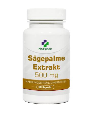 Sabal Palm Saw Palmetto Extract 500 mg 60 Capsules Prostate
